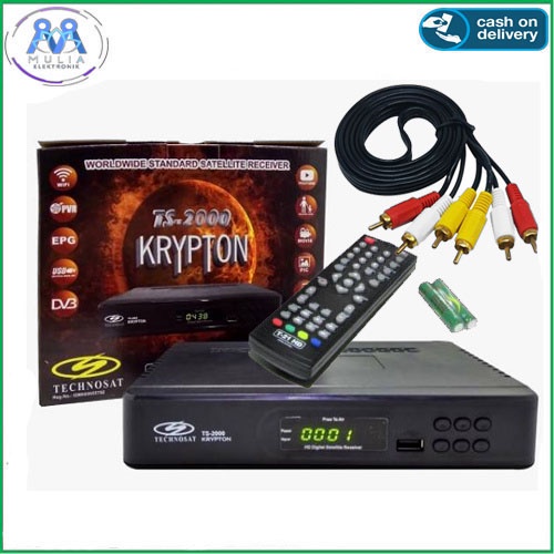 Receiver Decoder TECHNOSAT KRYPTON TS-2000 by TANAKA Mpeg4 HD - Tanaka Krypton