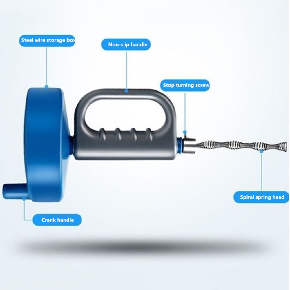 PIPA PEMBERSIH SALURAN MAMPET PIPE CLEANER 10 METER SLING KAWAT ANTI MAMPET Alat Pembersih Pipa Kawat Pembersih Pipa Mampet 10 Meter Kawat Anti Sumbat