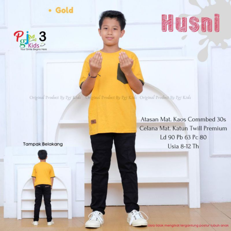 Husni set kurta | Setelan kurta cowok ori pgj kids