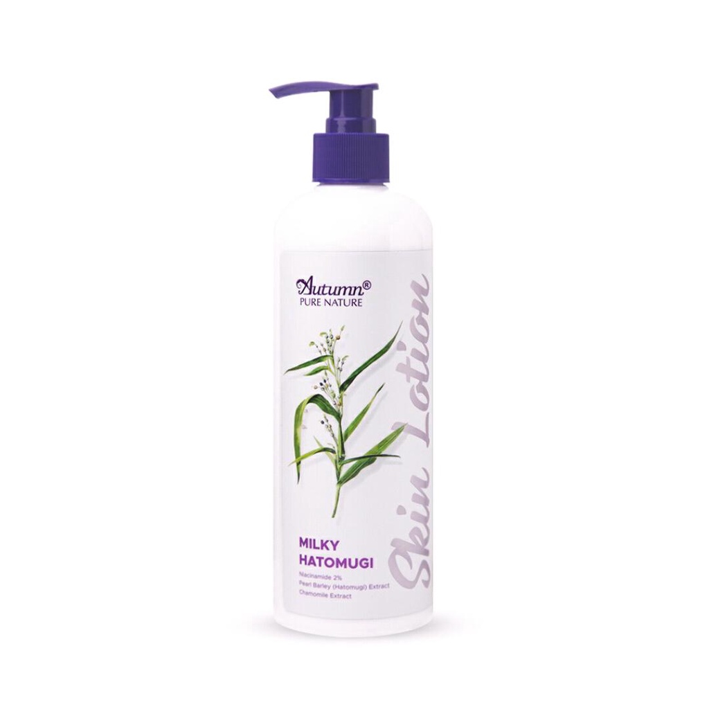 Autumn Milky Hatomugi Skin Lotion 500ml Melembabkan Kulit