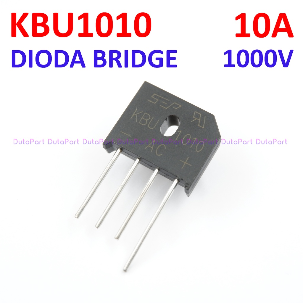 KBU1010 10A 1000V KBU 1010 Dioda Bridge Sisir Jembatan Rectifier Diode