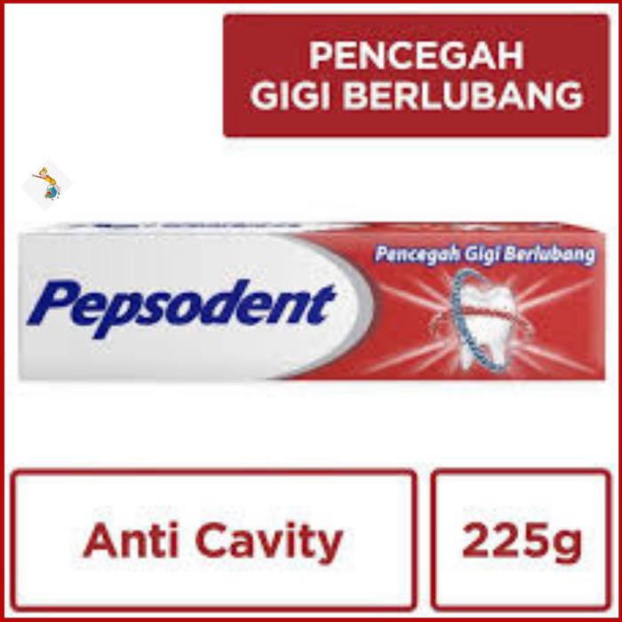 CUCI GUDANG PEPSODENT PENCEGAH GIGI BERLUBANG 225 G / 225GR PASTA GIGI ODOL MURAH - PROMO 190GRAM