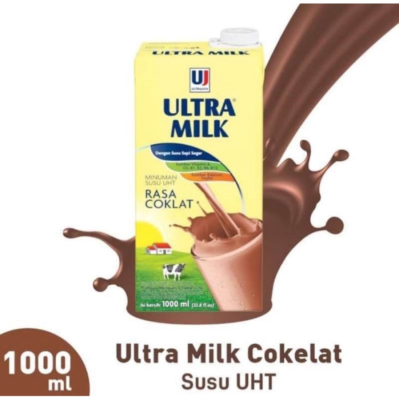 

Ultra Milk Coklat Susu UHT [1000mL]