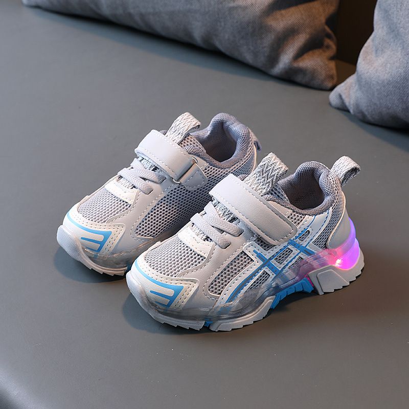 COD- Sepatu anak anak unisex/ sepatu premium LED / Sneakers anak keren usia 0-6 tahun impor