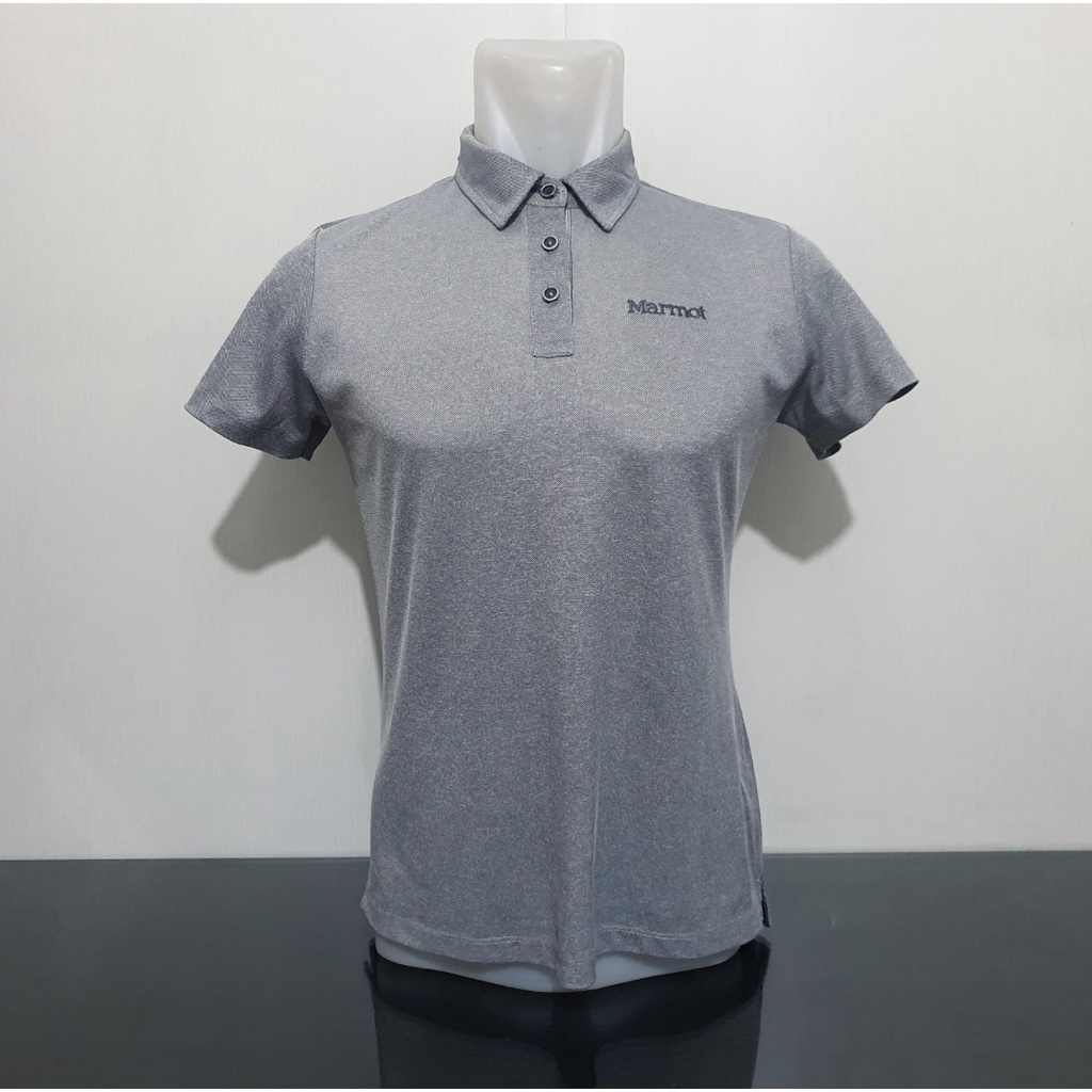 Baju Kaos Polo Wanita MARMOT - Size L - Lebar Dada 48 cm - Original 100%