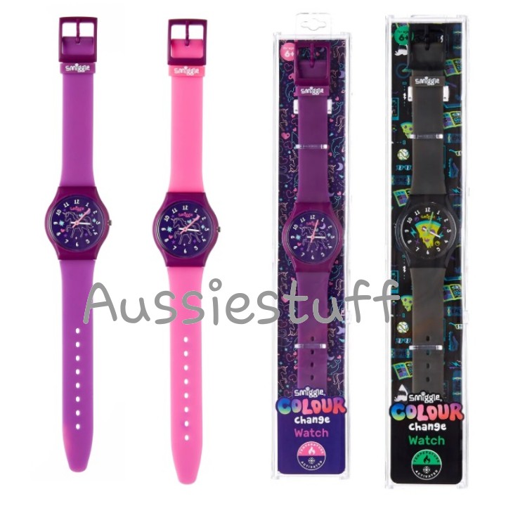 ORIGINAL SMIGGLE COLOUR CHANGE WATCH JAM TANGAN BERUBAH WARNA JAM ANAK UNICORN