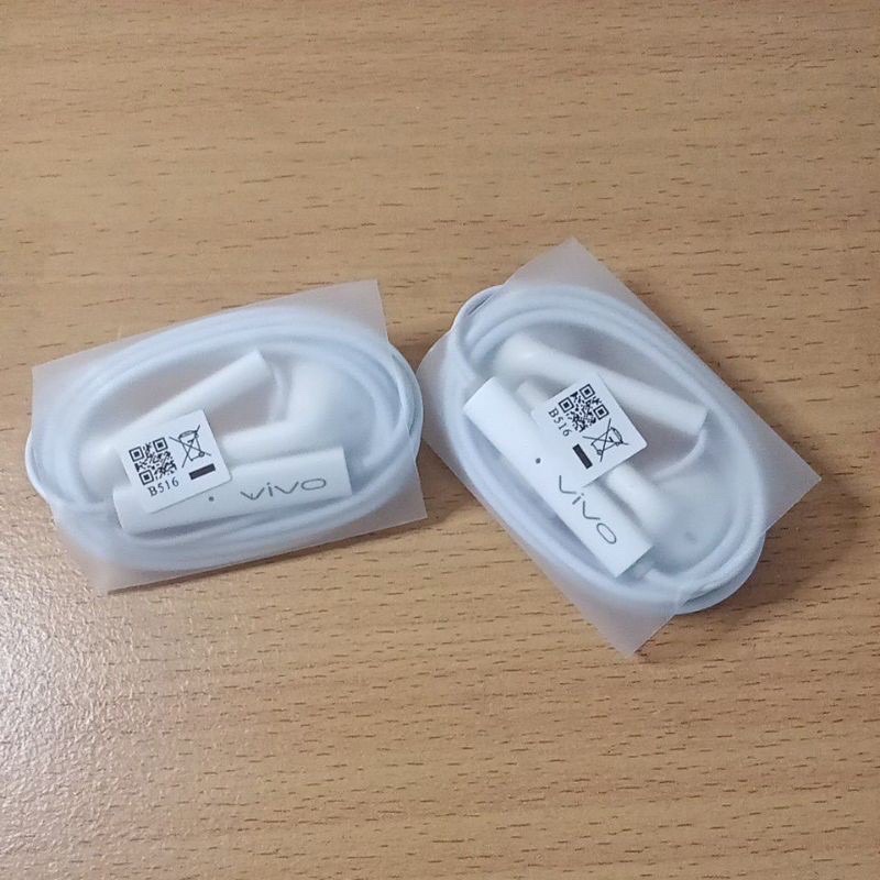 HEADSET ORIGINAL OPPO / VIVO / REALME copotan  in ear headphones earphone headset ori-VIVO