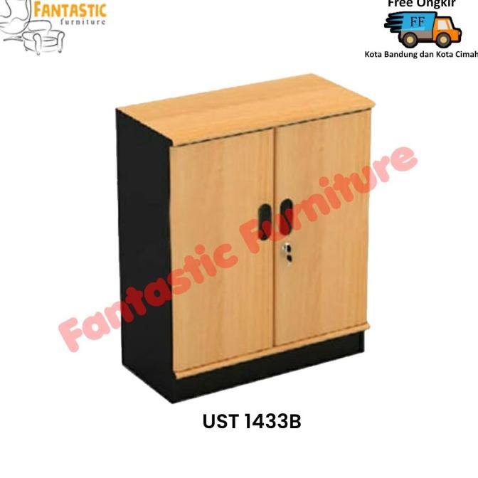 

Lemari Arsip 2 rak Pintu Panel + Afron UST 1433B