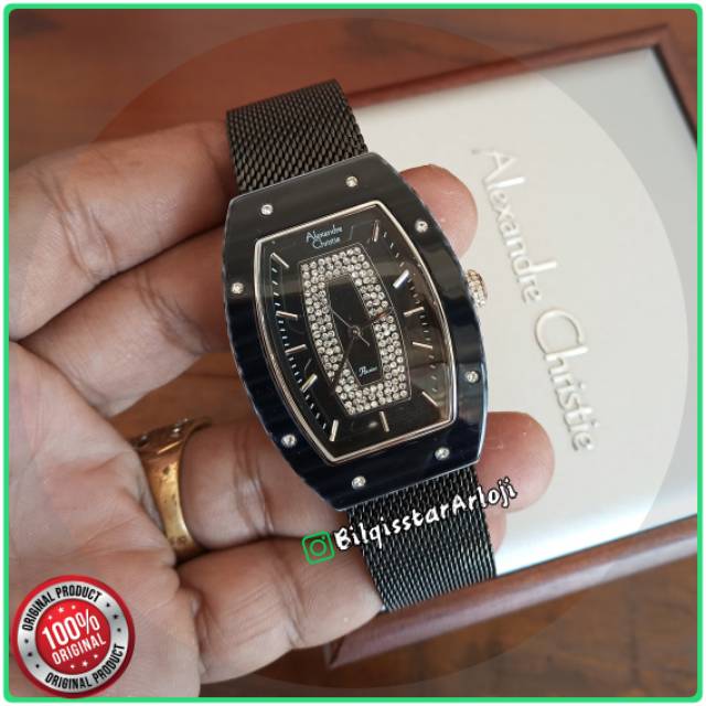 Alexandre Christie Ac 2729 Kotak Case Ceramic Tali Rantai Pasir Original