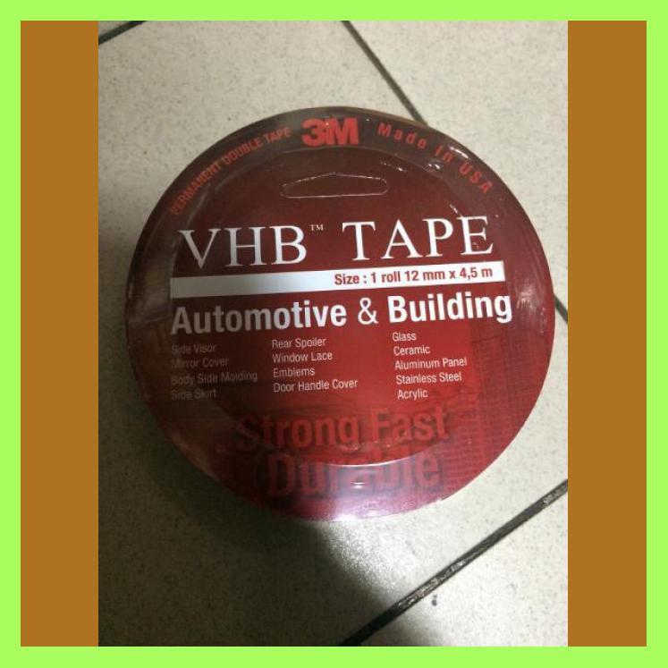 

3M VHB DOUBLE TAPE 12 MM X 4.5 M ORIGINAL