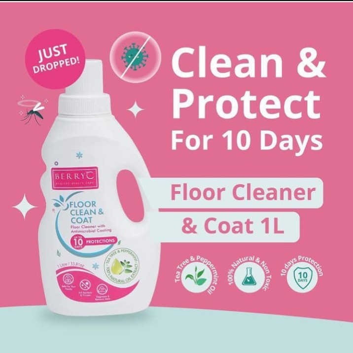 BERRY C FLOOR CLEANER N COAT Pembersih Lantai 1Liter