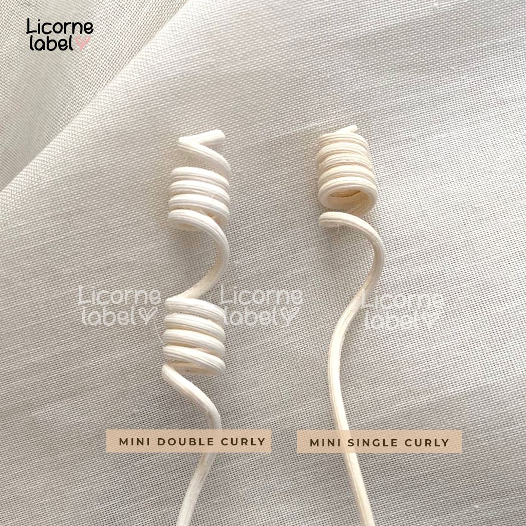 Elie Moise Curly Rattan Reed Diffuser Stick Eco Friendly & 100% Rotan Natural Alami-5