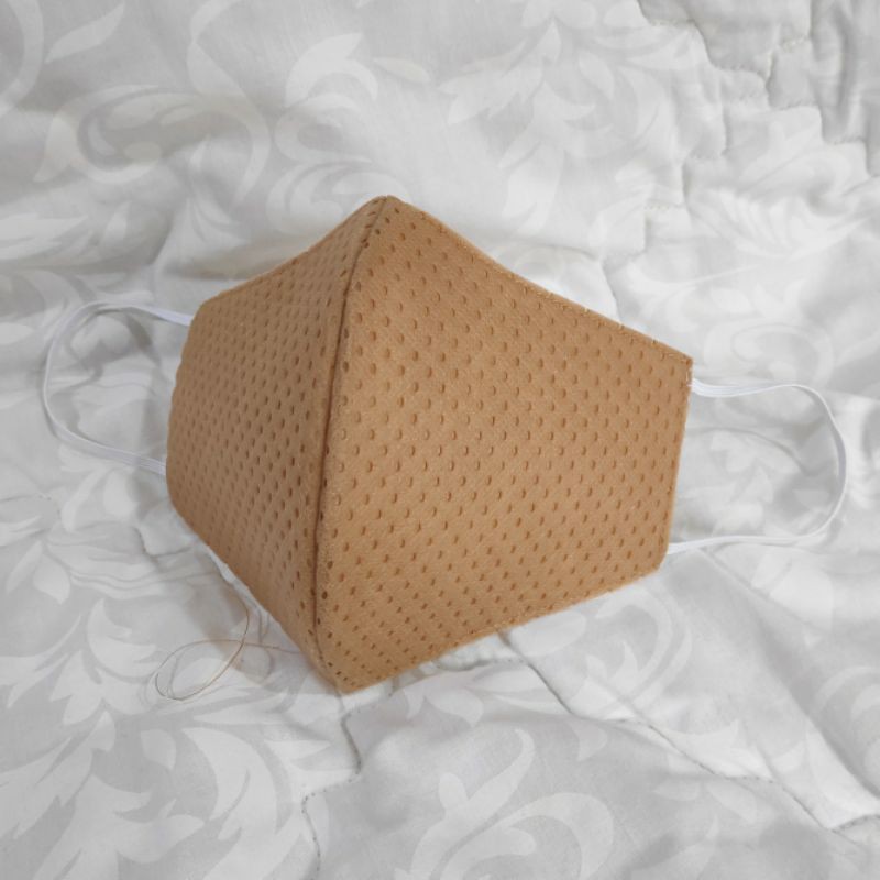 Masker KN95 Premium 6 lapis anti pengap bisa dicuci edisi Coffee Latte