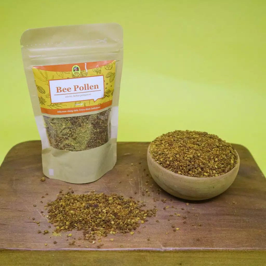 

Bee Pollen Madu serbuk sari lebah 100gr kemasan zipper original