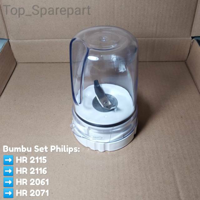 PROMO!!!Gelas Blender Bumbu Set Philips Hr2115 Hr2116 Hr2061 Hr2071