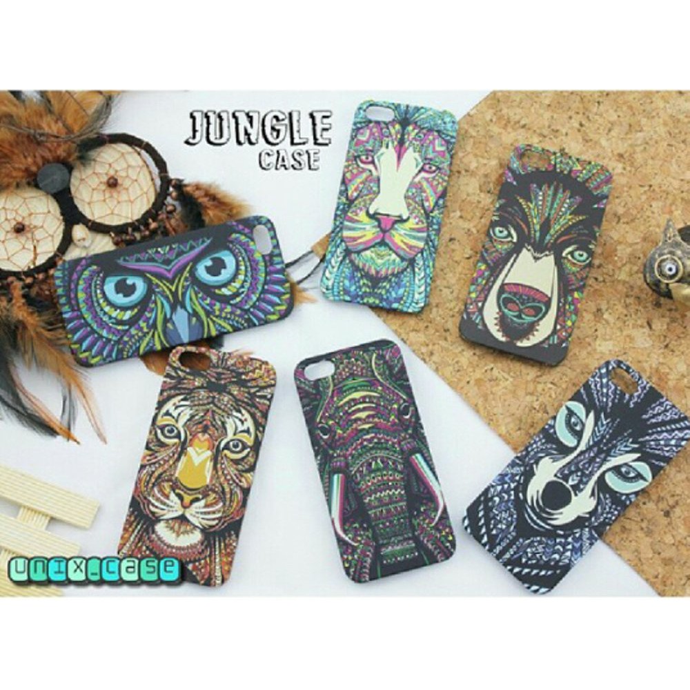 Case hp/casing hp jungle for iphone 4/4s 5/5s 6/6+ and samsung