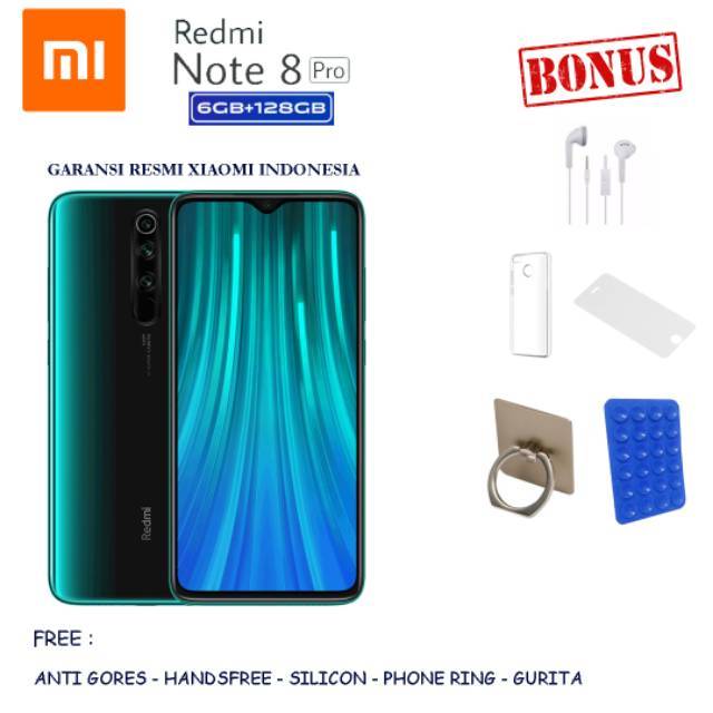 XIAOMI REDMI NOTE 8 PRO (6GB/128GB) GARANSI TAM
