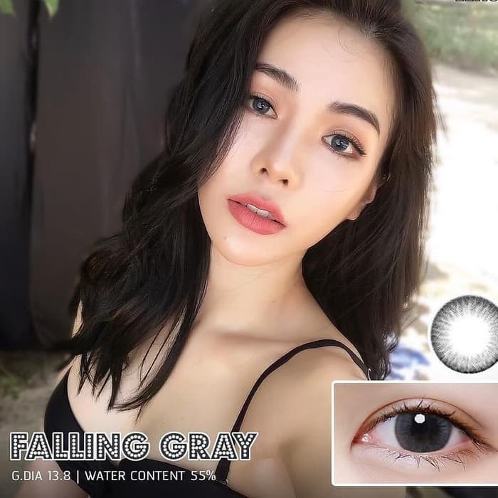 Softlens Kitty Kawaii Falling Gray