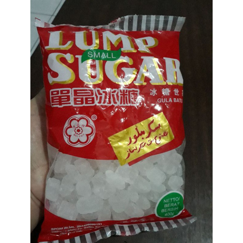 

Gula batu import cina 400g / lump sugar / rock sugar