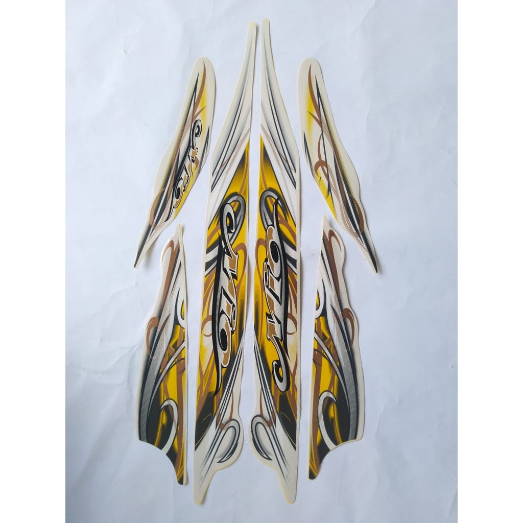 stiker striping yamaha mio sporty 2010 2011 putih