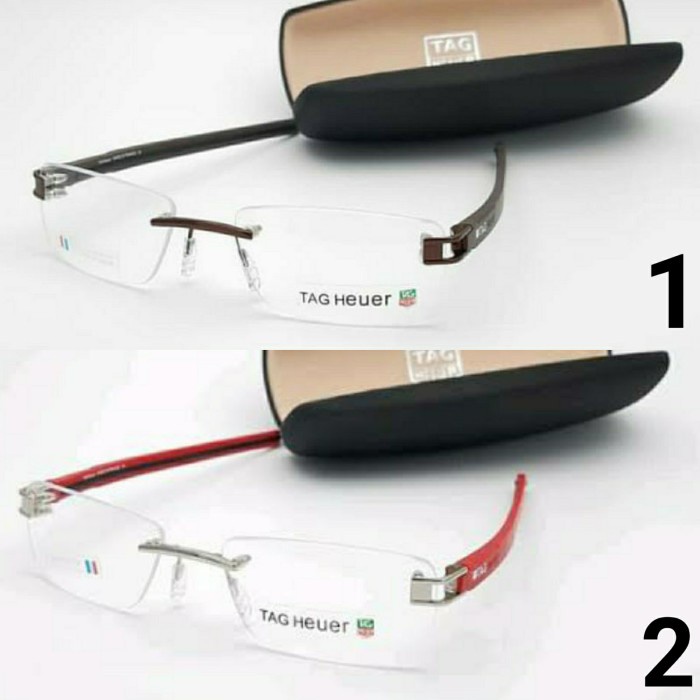 frame kacamata minus anti radiasi pria wanita tag heuer th7648