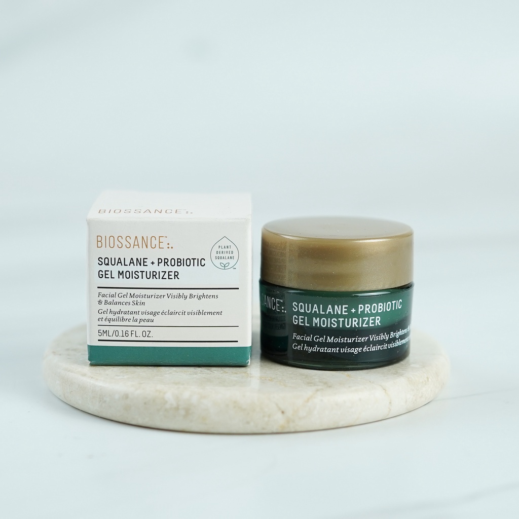 Jual Biossance Squalane + Probiotic Gel Moisturizer 5 ml Shopee Indonesia