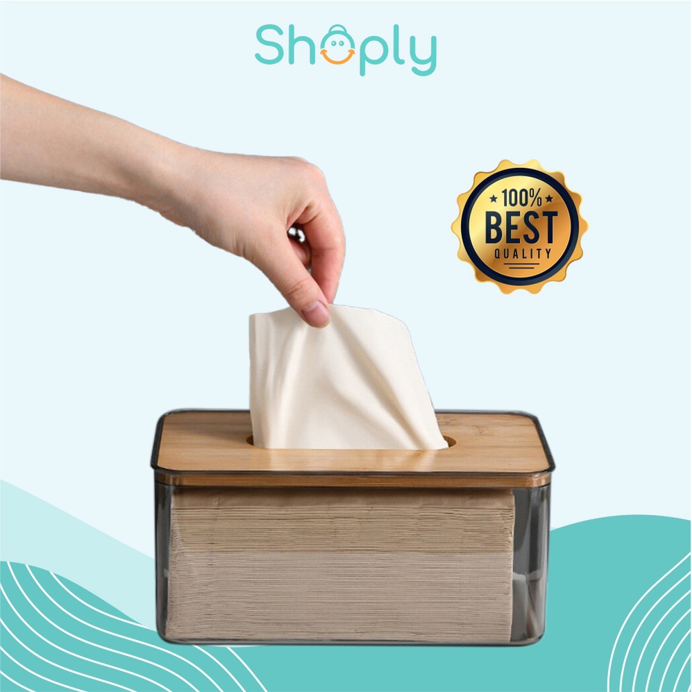 Tempat Tissue Akrilik Aesthetic Tissue Box
