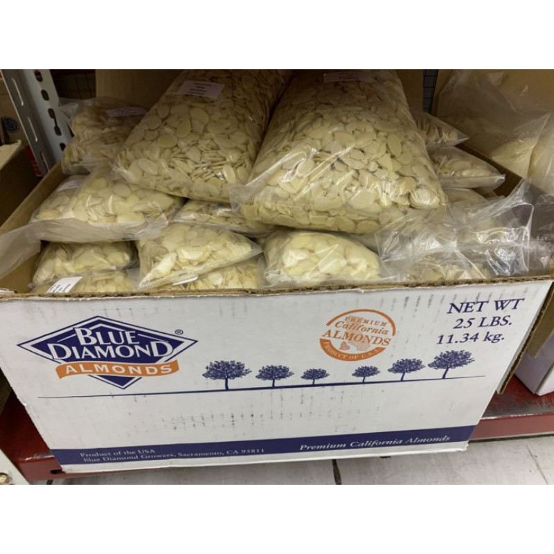 

Almond Slice / Almond Potong Blue Diamond 100gr