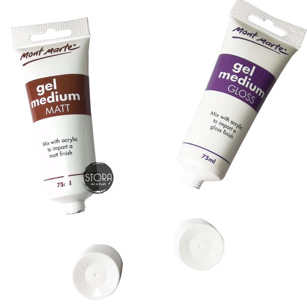 

MONT MARTE Gel Medium Gloss & Gel Medium Matt 75ml