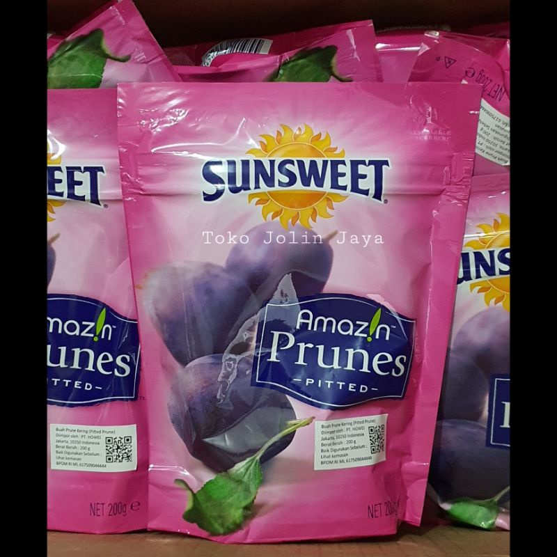 

200g Sunsweet Prunes buah kering oco topping untuk kue lapis