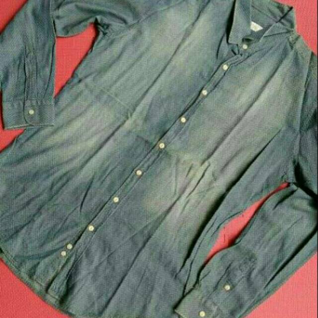 Kemeja denim ZARA MAN size XL ori preloved
