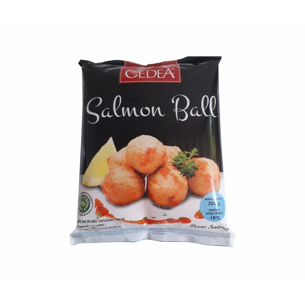 

Cedea Salmon Ball 200 gr Frozen Food Bandung