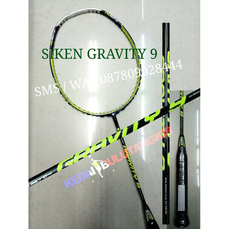Produk berkualitas RAKET BADMINTON SIKEN GRAVITY 9