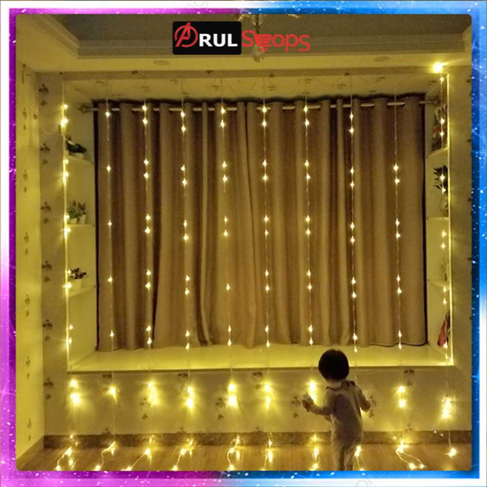 Kaslam Lampu Dekorasi Dinding Waterfall Light 3x3Meter 320 LED - 320L