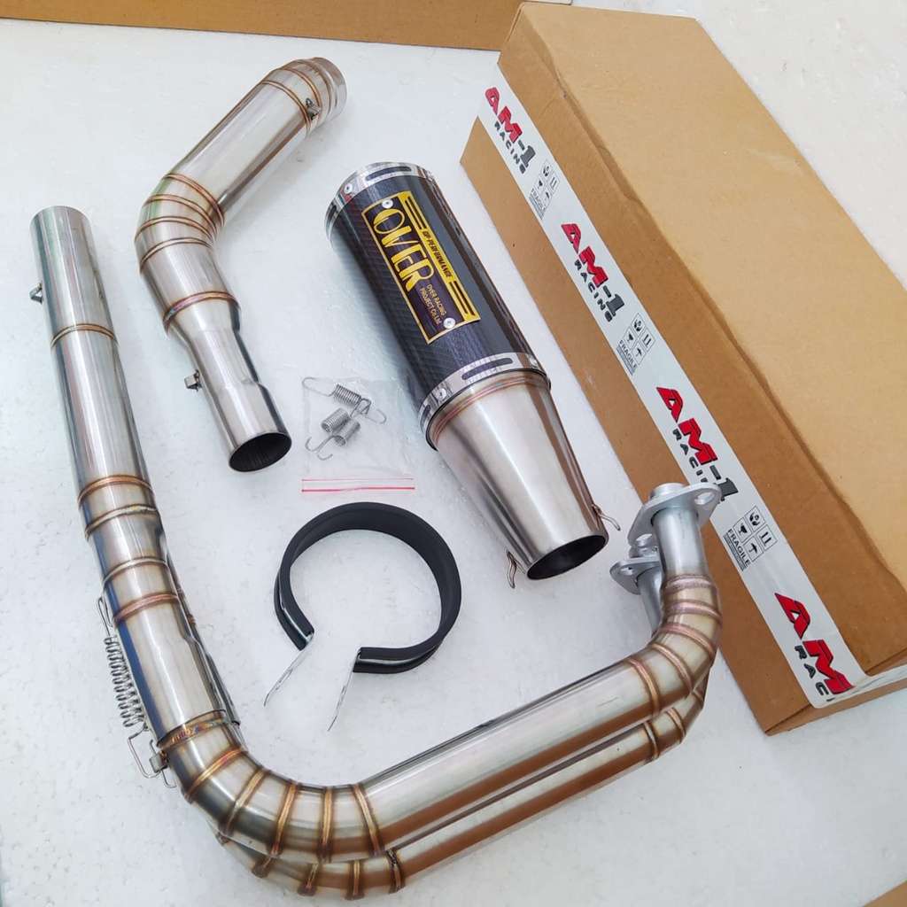 Knalpot Racing Over Japan Gp M1 Yamaha R25 R 25 Mt25 Mt 25 Kawasaki Ninja 250 Karbu Ninja 250 Fi Inj