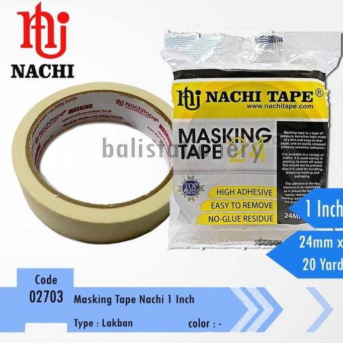 

((((()paling dicari] Masking Tape Nachi 1 Inch