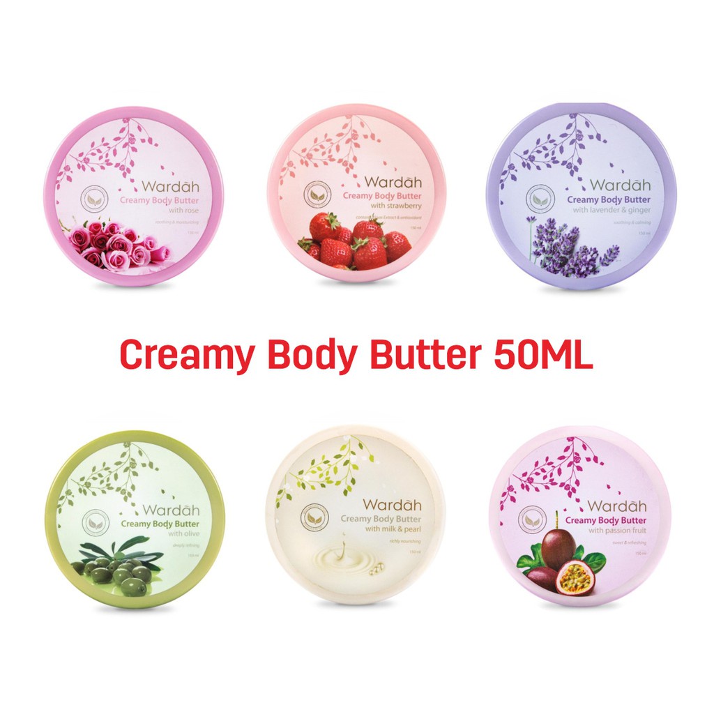 Jual Wardah Creamy Body Butter 50ml Shopee Indonesia