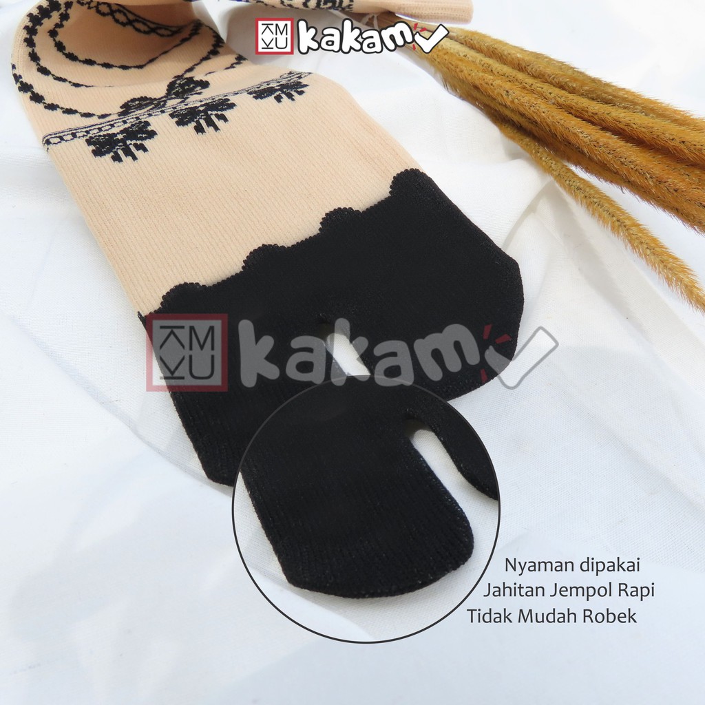 Kakamu Kaos Kaki Jempol Motif Henna B