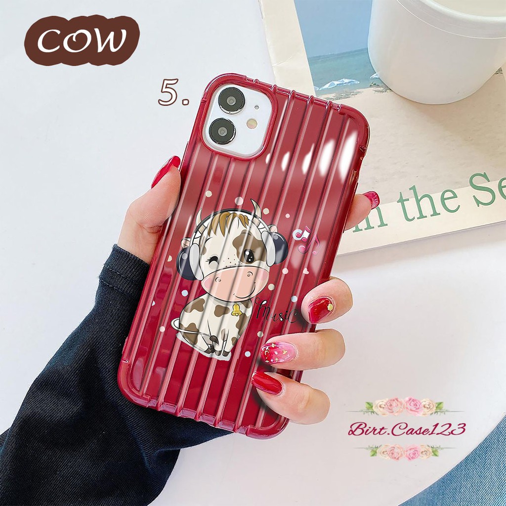 Softcase COW Iphone 5 6 6g 6g+ 7 7g 7g+ 8 8+ Xr X Xs Xs Max Se 2020 11 Pro Pro Max 5.8 6.1 BC2622