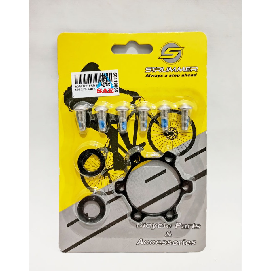 ADAPTOR HUB STRUMMER 3MM 142-148 BLACK KODE-S0410066