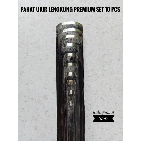 ALAT PAHAT UKIR KAYU PAHAT UKIR JEPARA PAHAT UKIR KOL/LENGKUNG PREMIUM SET 10 PCS