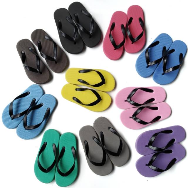 Sandal Jepit Anak Polos  31-35 | Sendal Anak Laki Laki