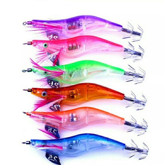 UMPAN PANCING CUMI LED SQUID JIG FISHING LURE OCTOPUS 10 CM PALING MURAH
