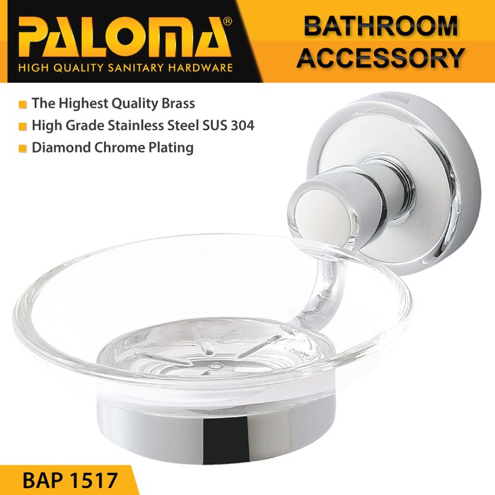 PALOMA BAP 1517 Tempat Sabun Batang Bar Soap Holder Dinding Mandi