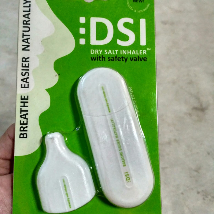 danies124 DRY SALT INHALER (DSI) ORIGINAL100% : OBAT ASMA,BRONCHITIS, MENDENGKUR murah