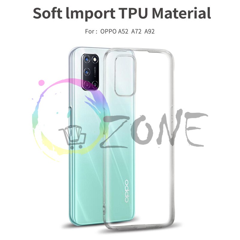 SOFTCASE TRANSPARAN OPPO A52 - OPPO A92 PREMIUM CLEAR SOFT CASE