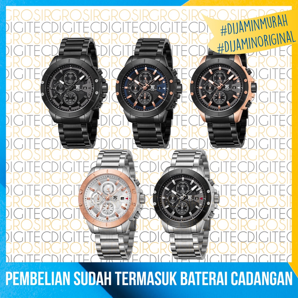 Jam Tangan T5 H 3636G Original Dan Anti Air Jam Tangan Pria