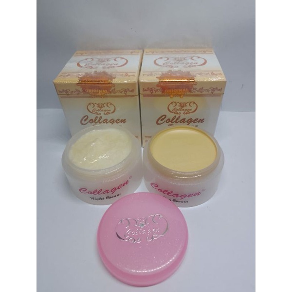 Cream Collagen Susun Original Siang Dan Malam / Cream Colagen Segel / Cream Colagen Import