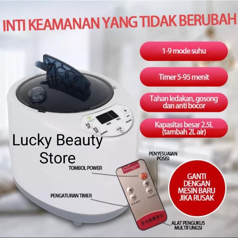 FREE KURSI portable steam sauna room alat pelangsing mandi uap spa detox tubuh