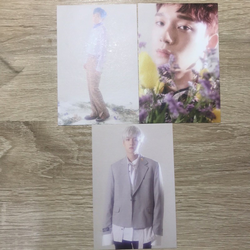POSTCARD EXO CBX ALBUM - CHEN BAEKHYUN XIUMIN